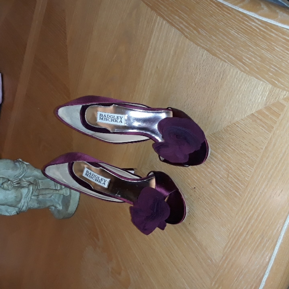 Badgley Mischa shoes in burgundy.